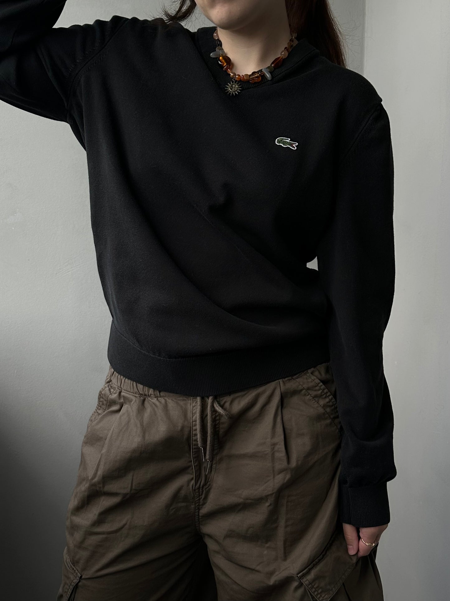 Класичний V-neck светрик Lacoste(M/L)
