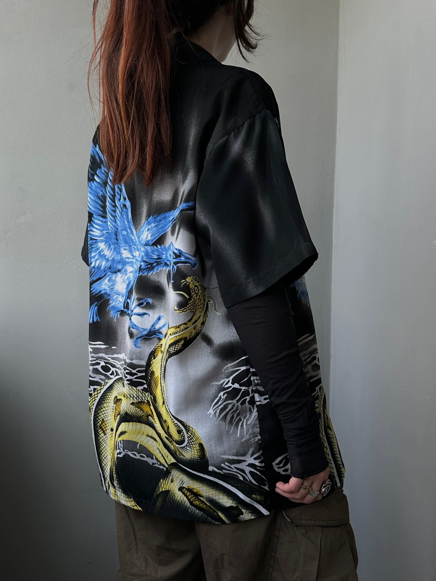 y2k сорочка орел та змія(M/L)