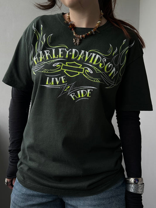 архівна футболка мерч Harley Davidson Live 2 Ride(М)