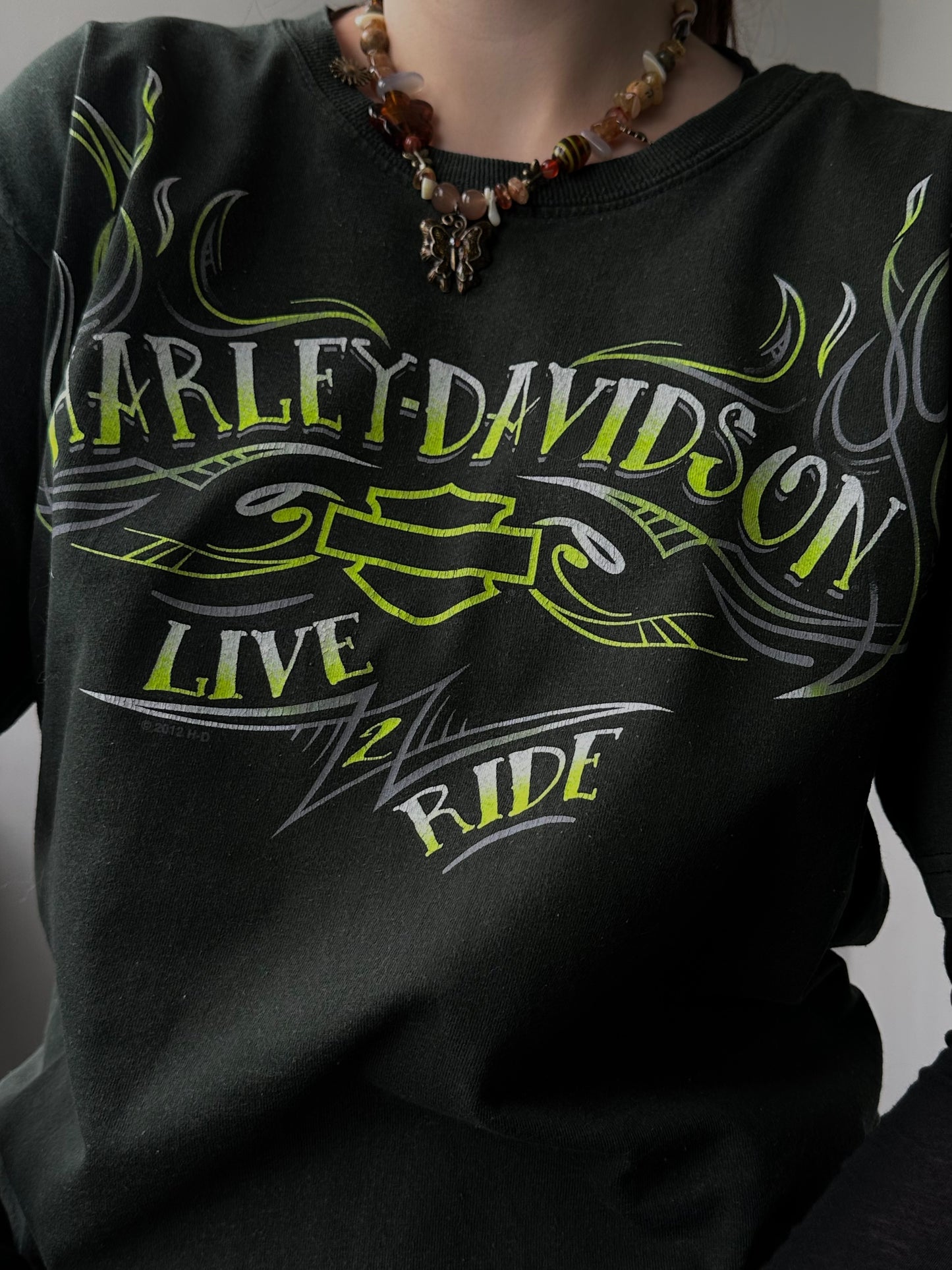 архівна футболка мерч Harley Davidson Live 2 Ride(М)