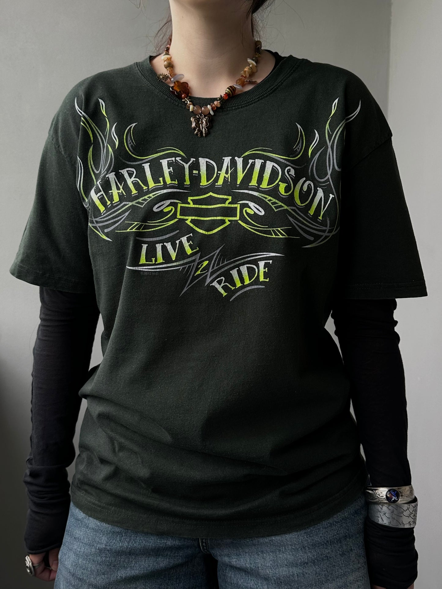 архівна футболка мерч Harley Davidson Live 2 Ride(М)