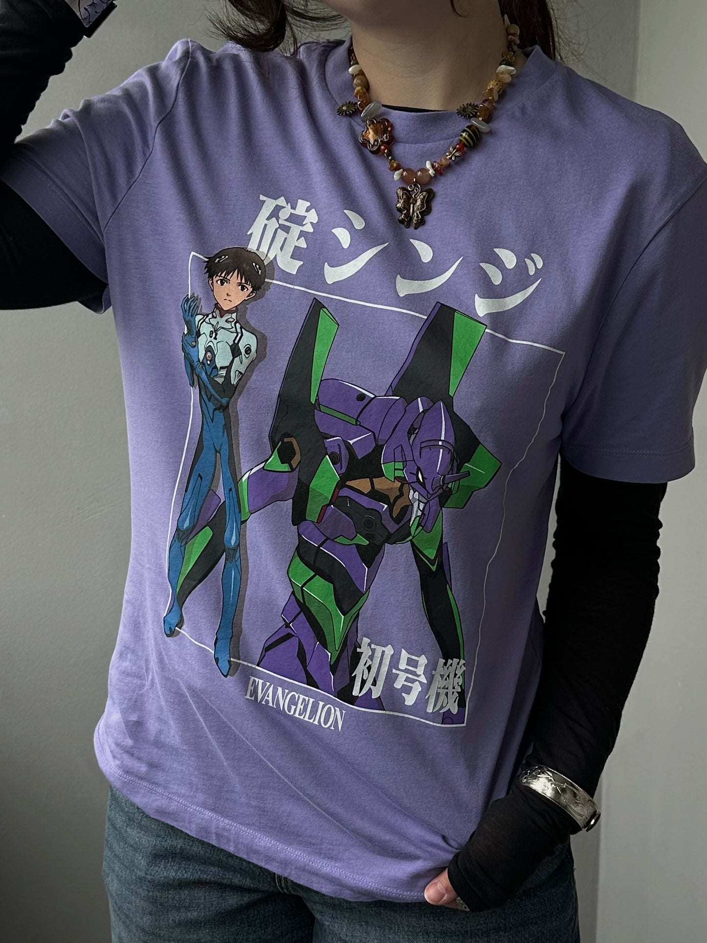 Футболка мерч Evangelion(S/M)