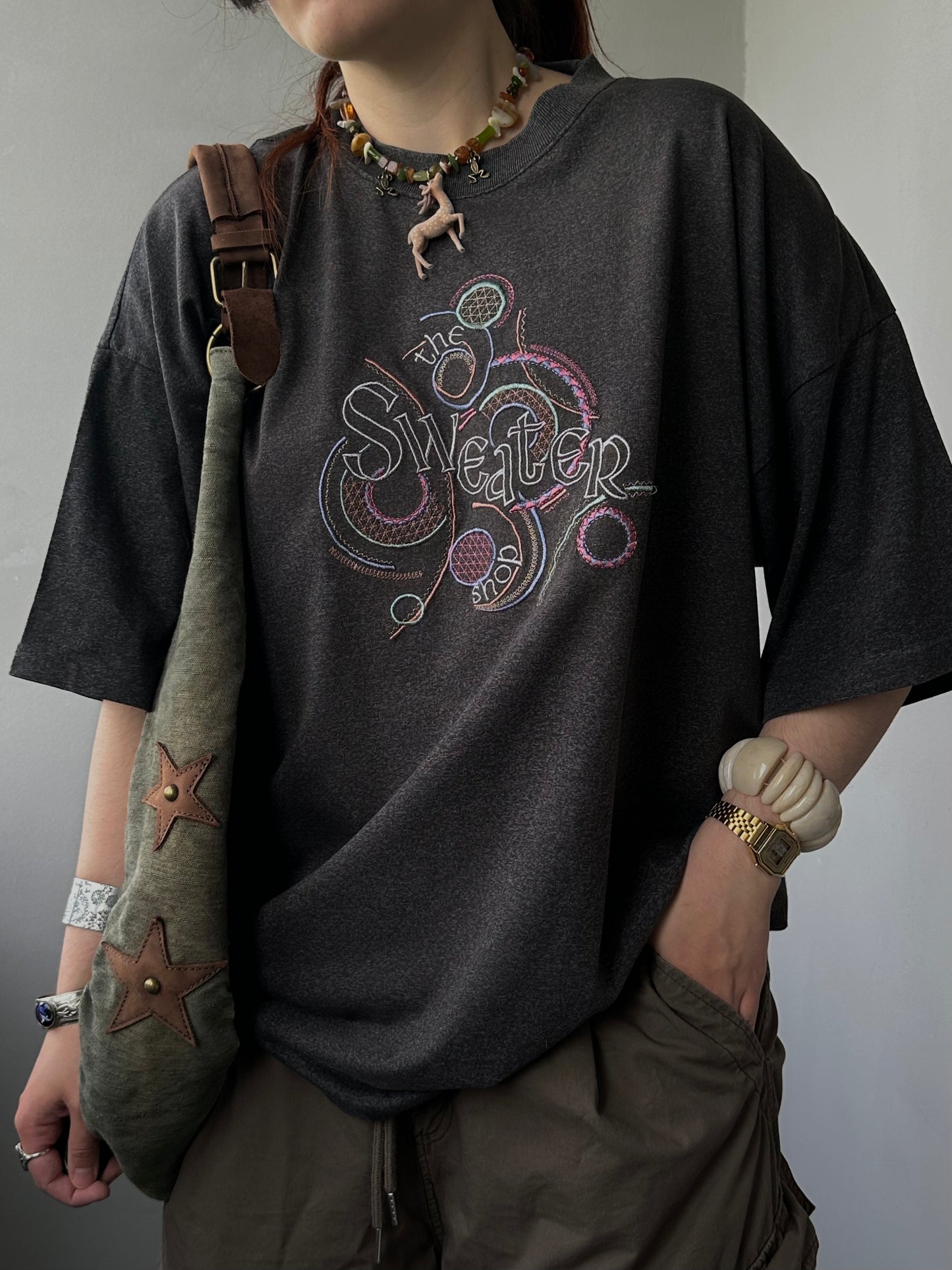 Вінтажна футболка The Sweater Shop(XL)
