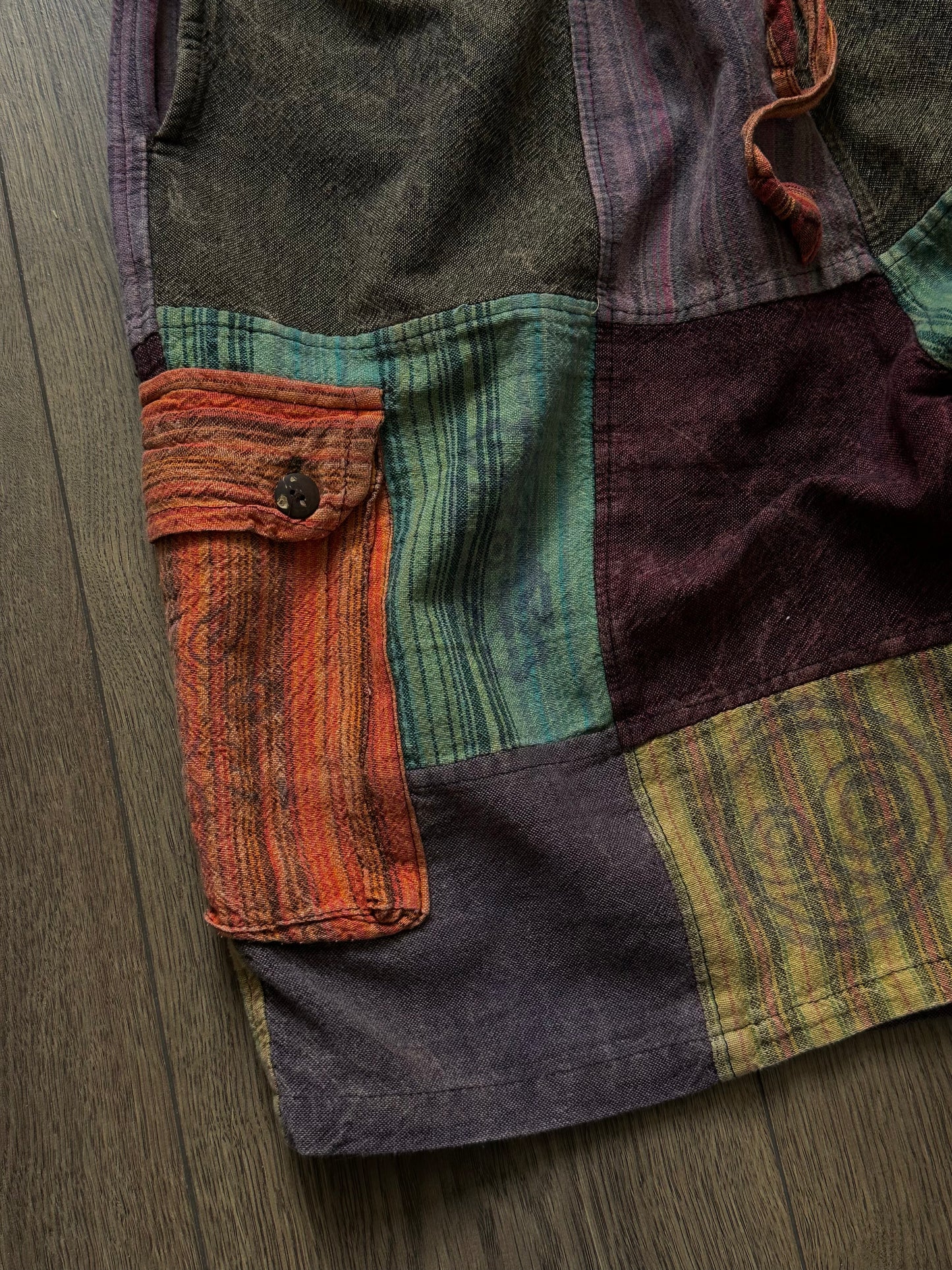 Патчворк хіппі шорти Funky Threads (S/M)