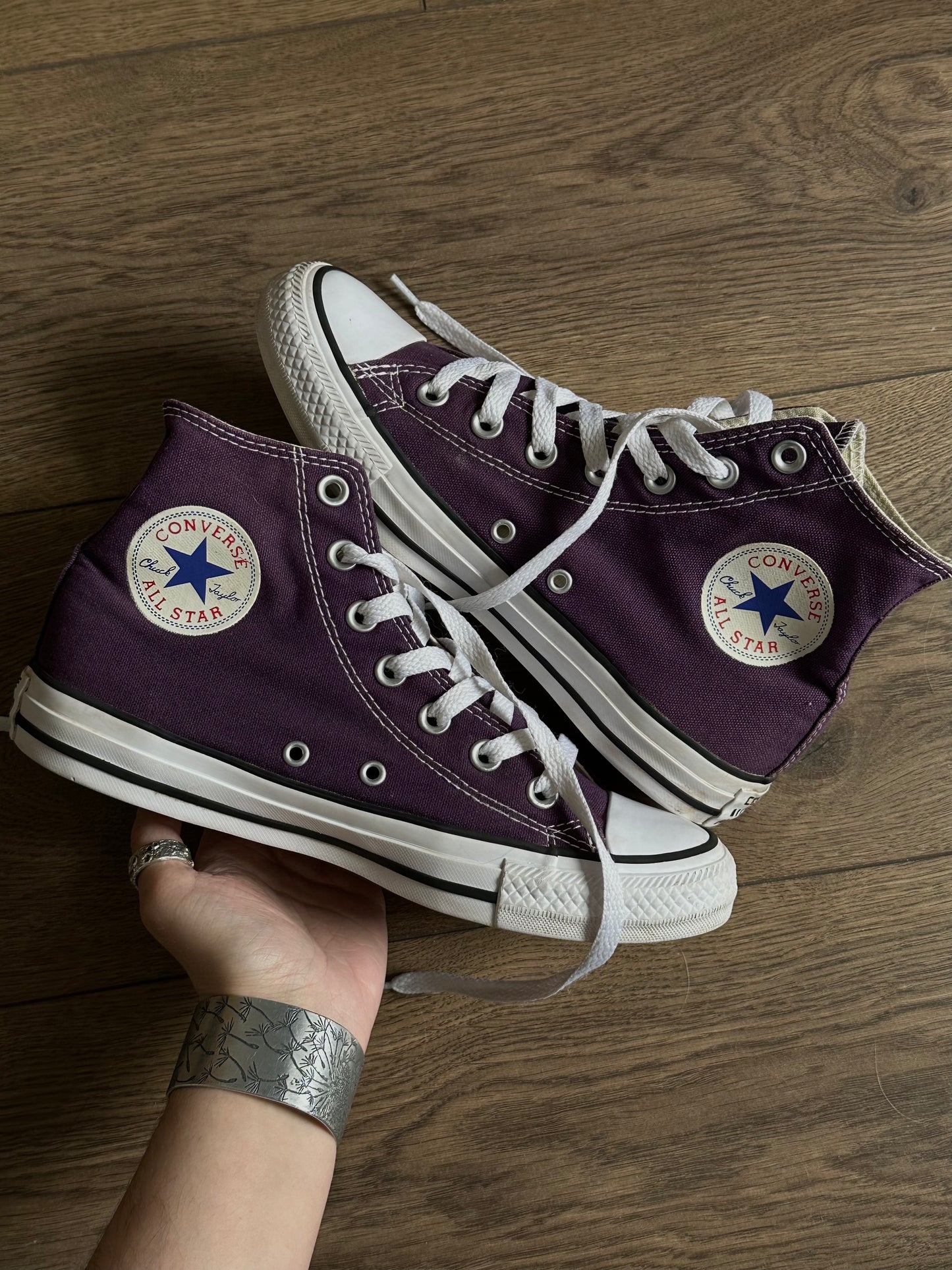 Converse All Star Purple Hi(38)