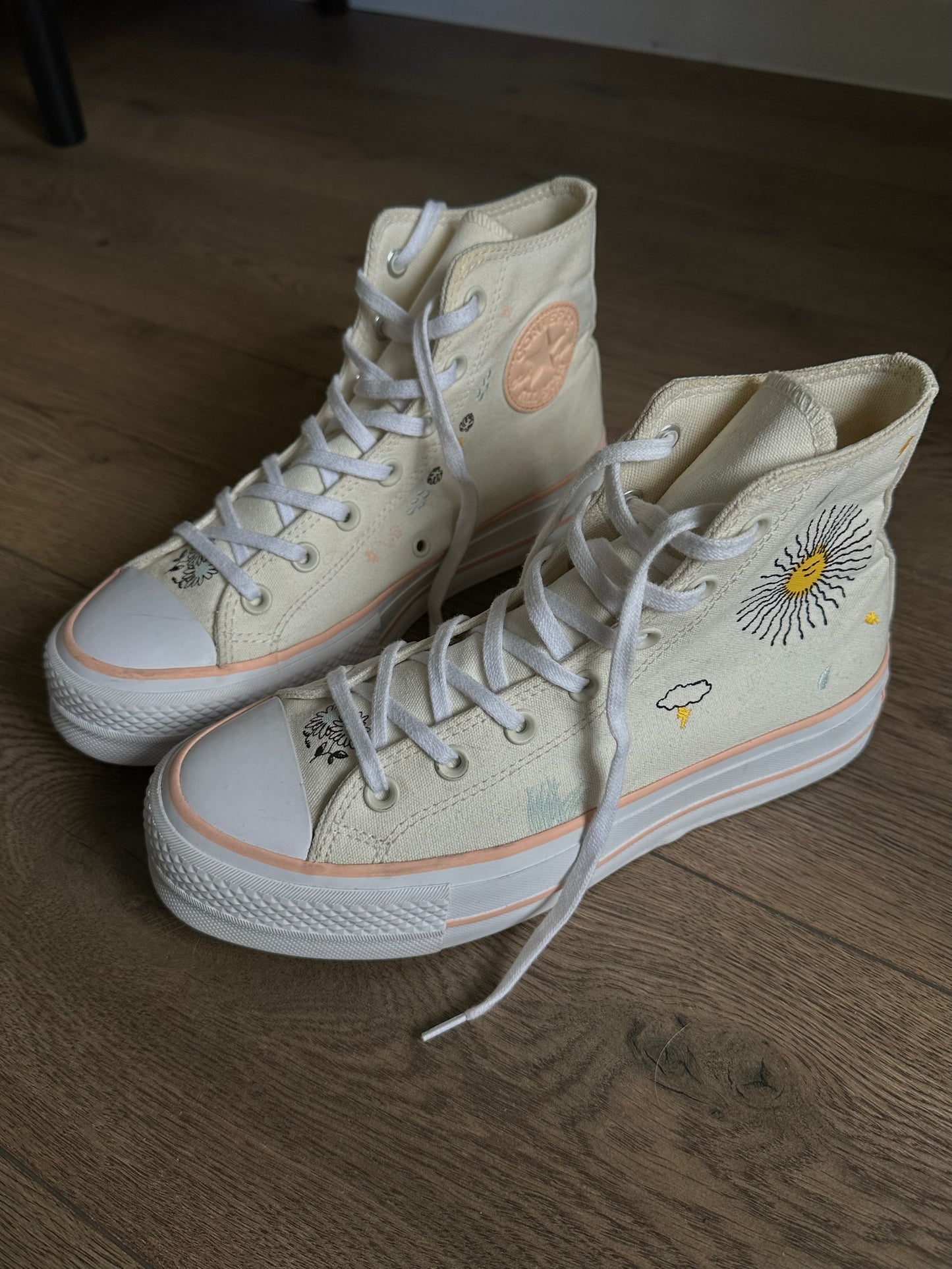 Converse CTAS Hi Lift Floral Embroidery(39)