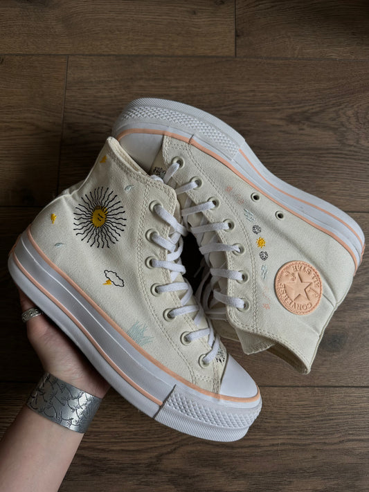 Converse CTAS Hi Lift Floral Embroidery(39)