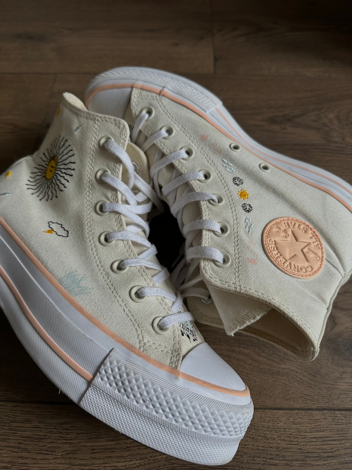 Converse CTAS Hi Lift Floral Embroidery(39)