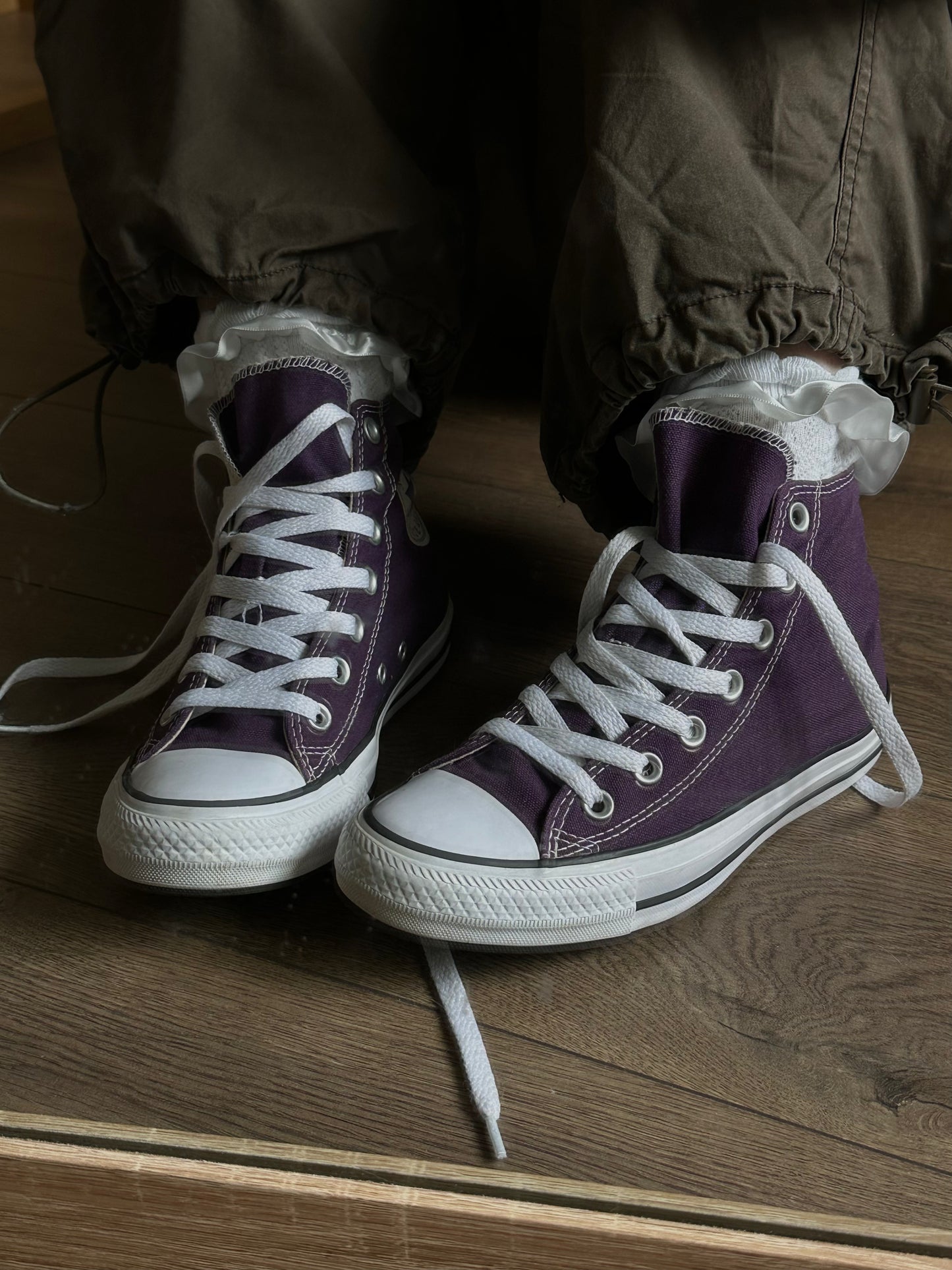 Converse All Star Purple Hi(38)