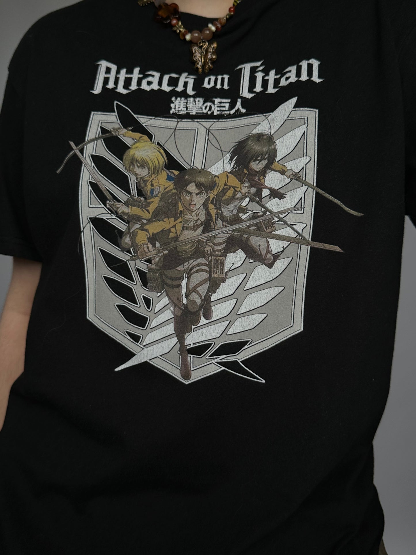 Футболка мерч Attack on Titan (M)