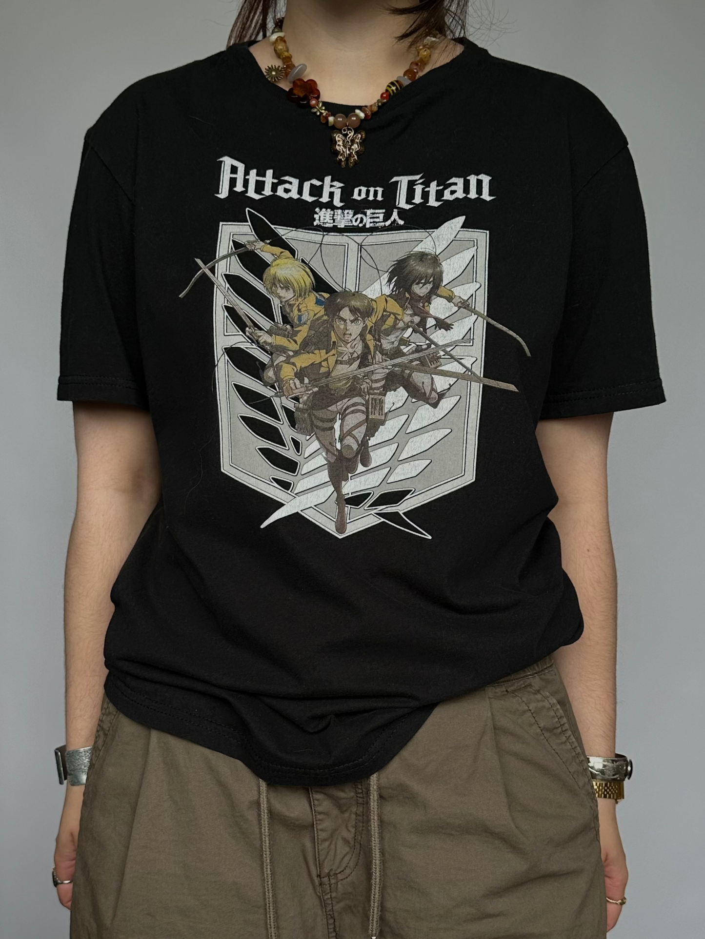 Футболка мерч Attack on Titan (M)