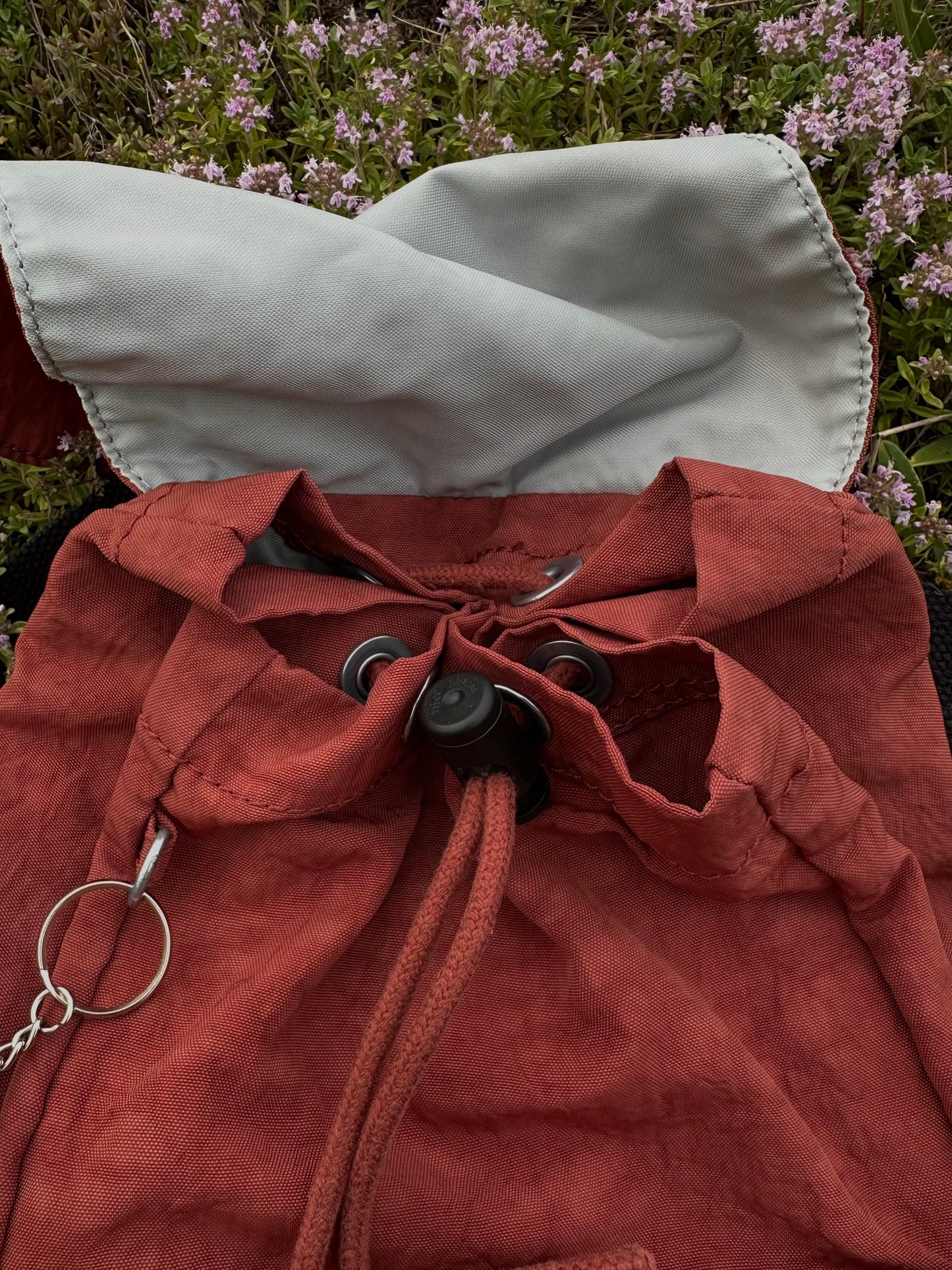 вінтажний цегляний рюкзак Kipling
