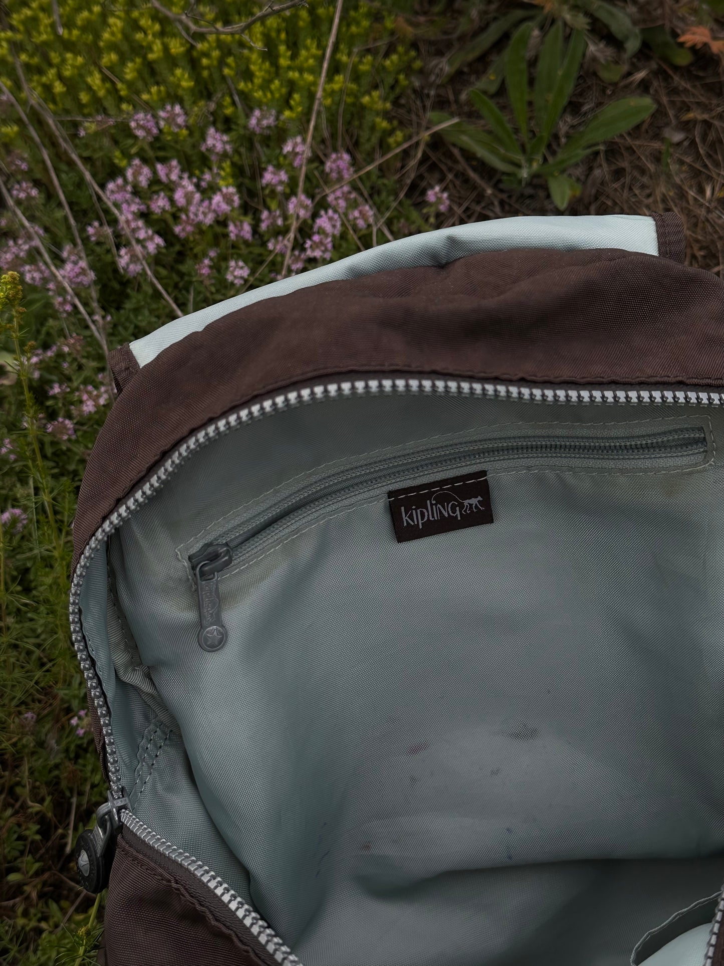 Коричневий вінтажний рюкзак Kipling