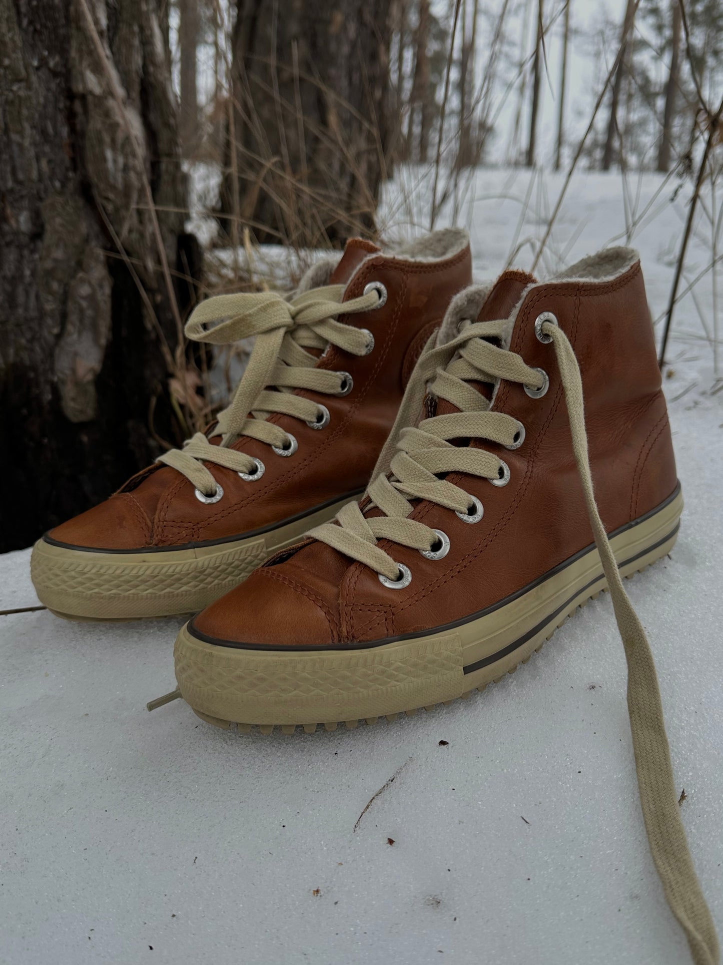 Вінтажні утеплені Converse All Stars(39)