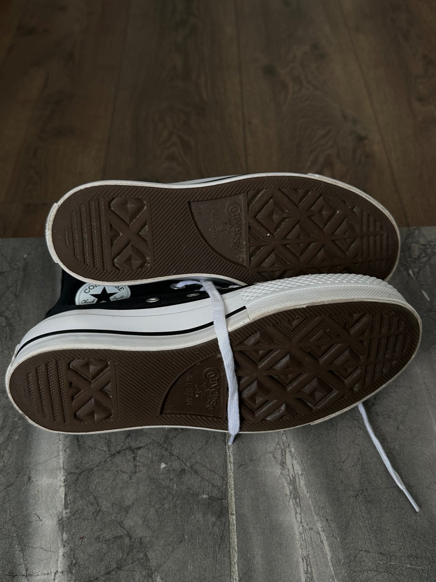 Чорні Converse All Star Hi platform(37)