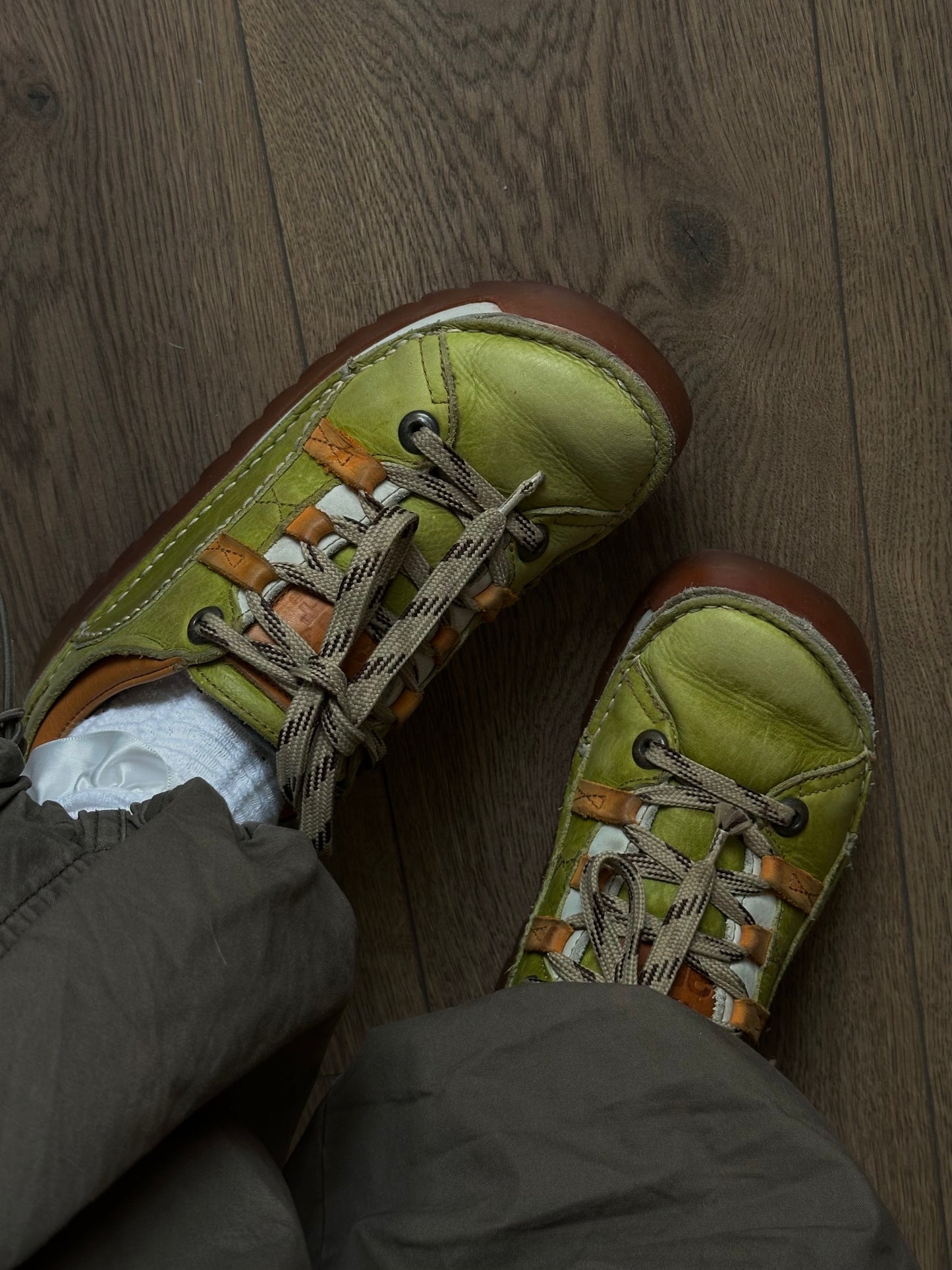 Шкіряні froggy кросівки на платформі The Art Shoe Company (40)