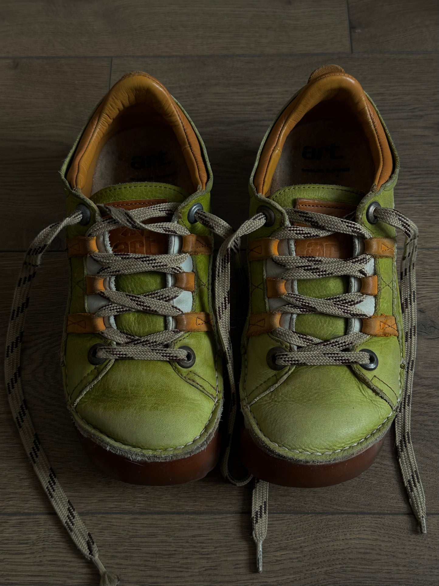 Шкіряні froggy кросівки на платформі The Art Shoe Company (40)