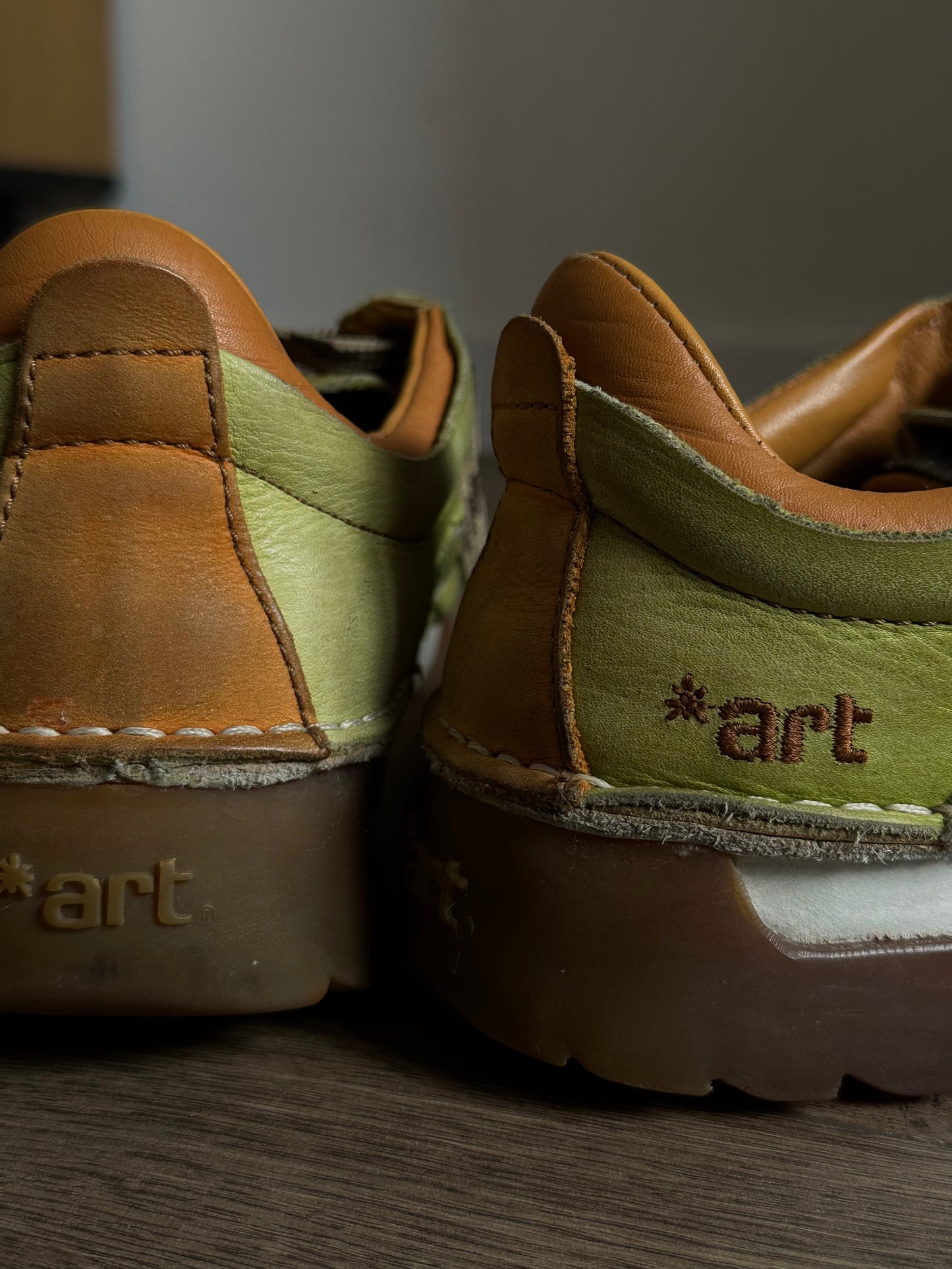 Шкіряні froggy кросівки на платформі The Art Shoe Company (40)