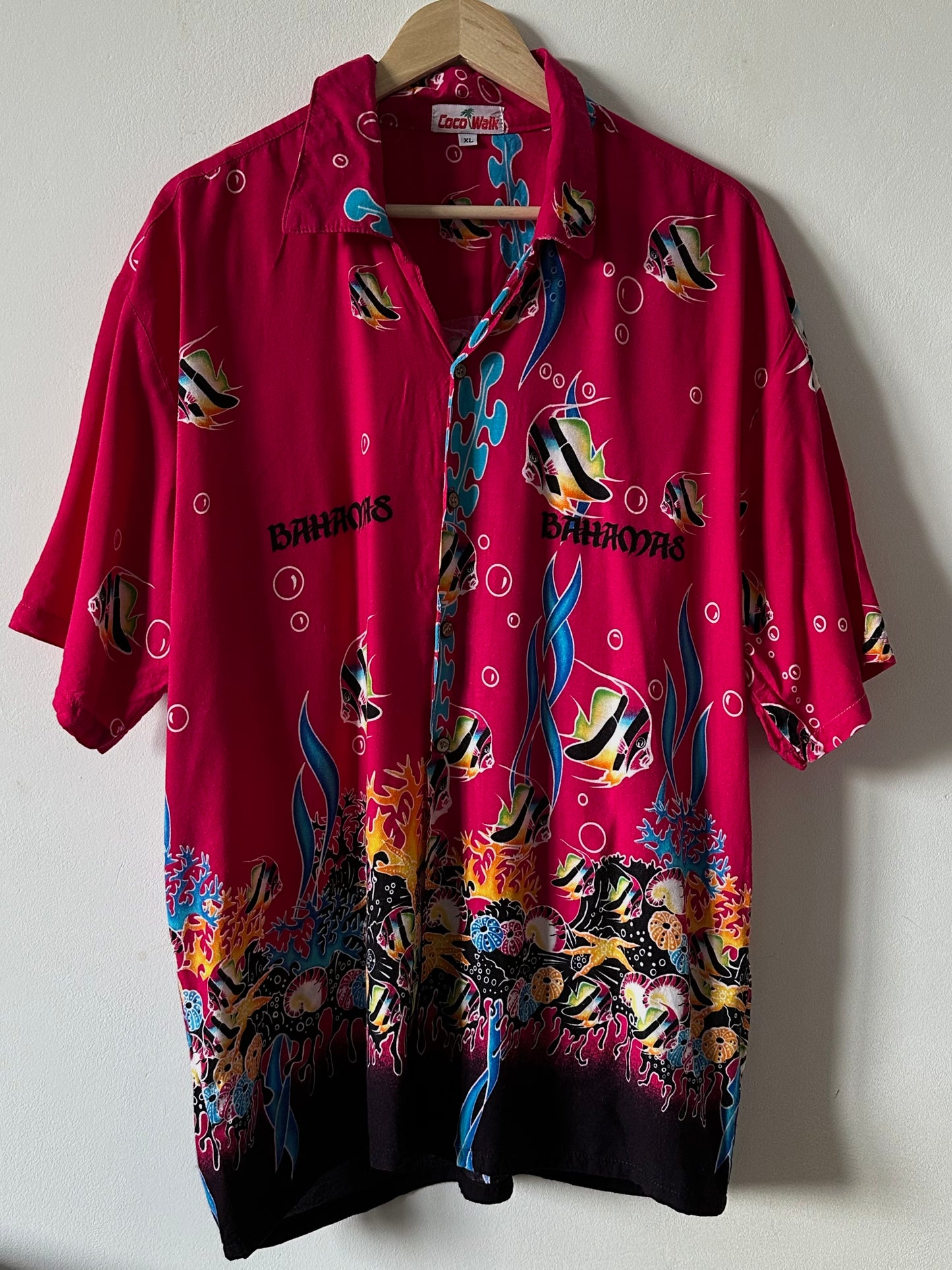 Вайбова гавайка з рибками Bahamas (XL)