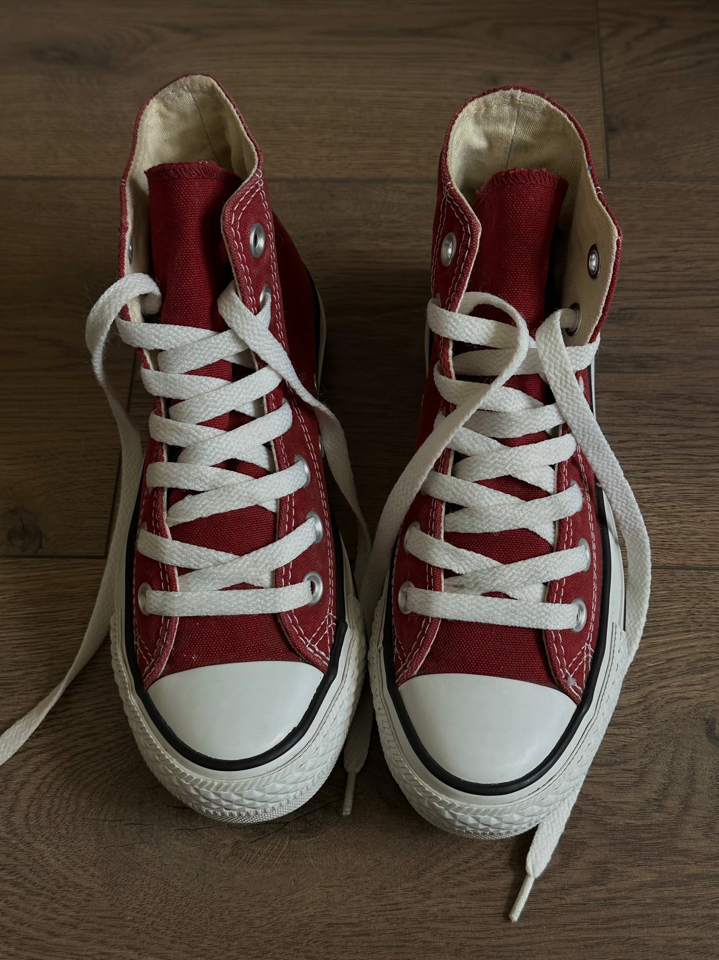 Бордові Converse All Star Hi (36)