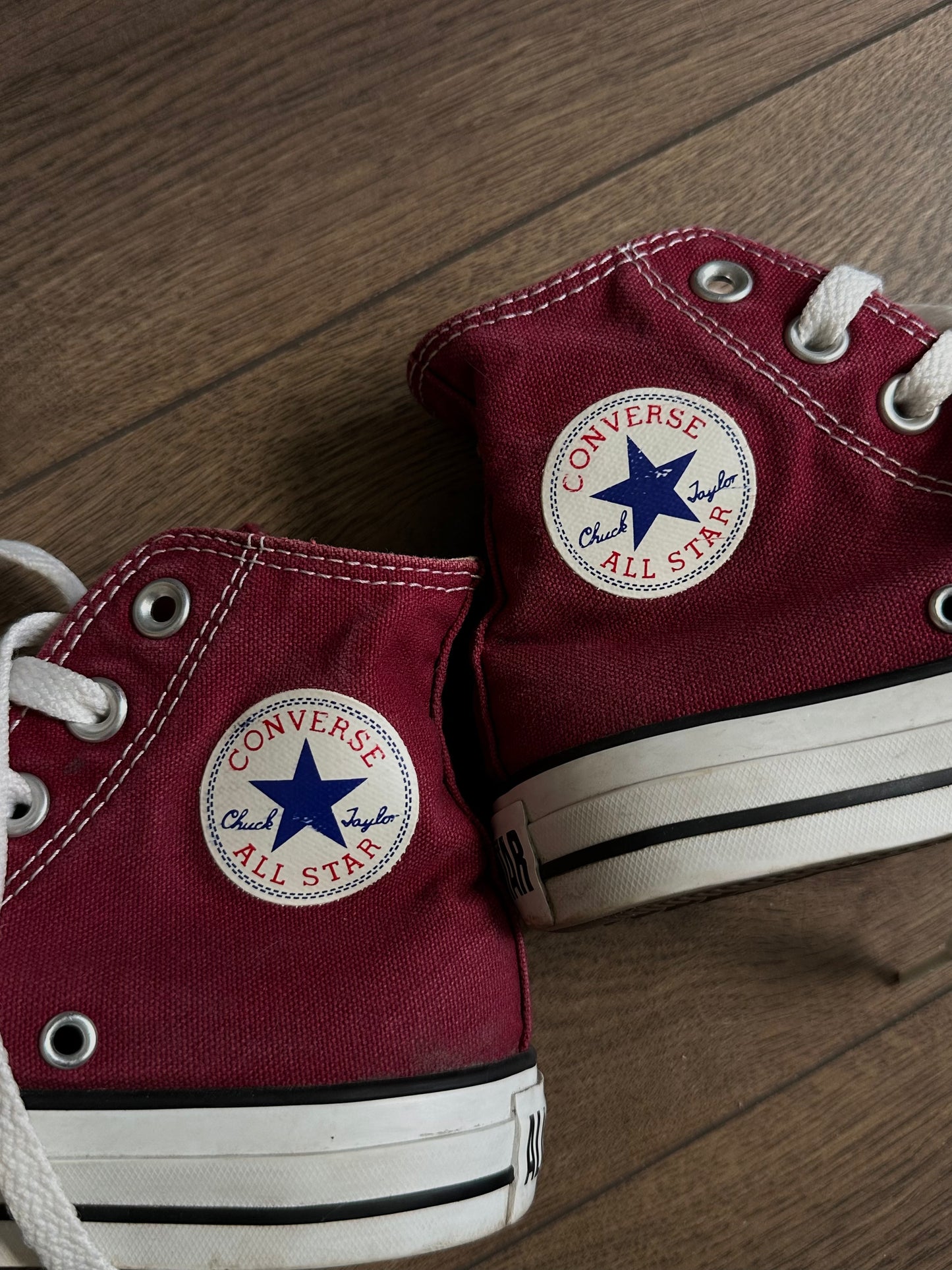 Бордові Converse All Star Hi (36)