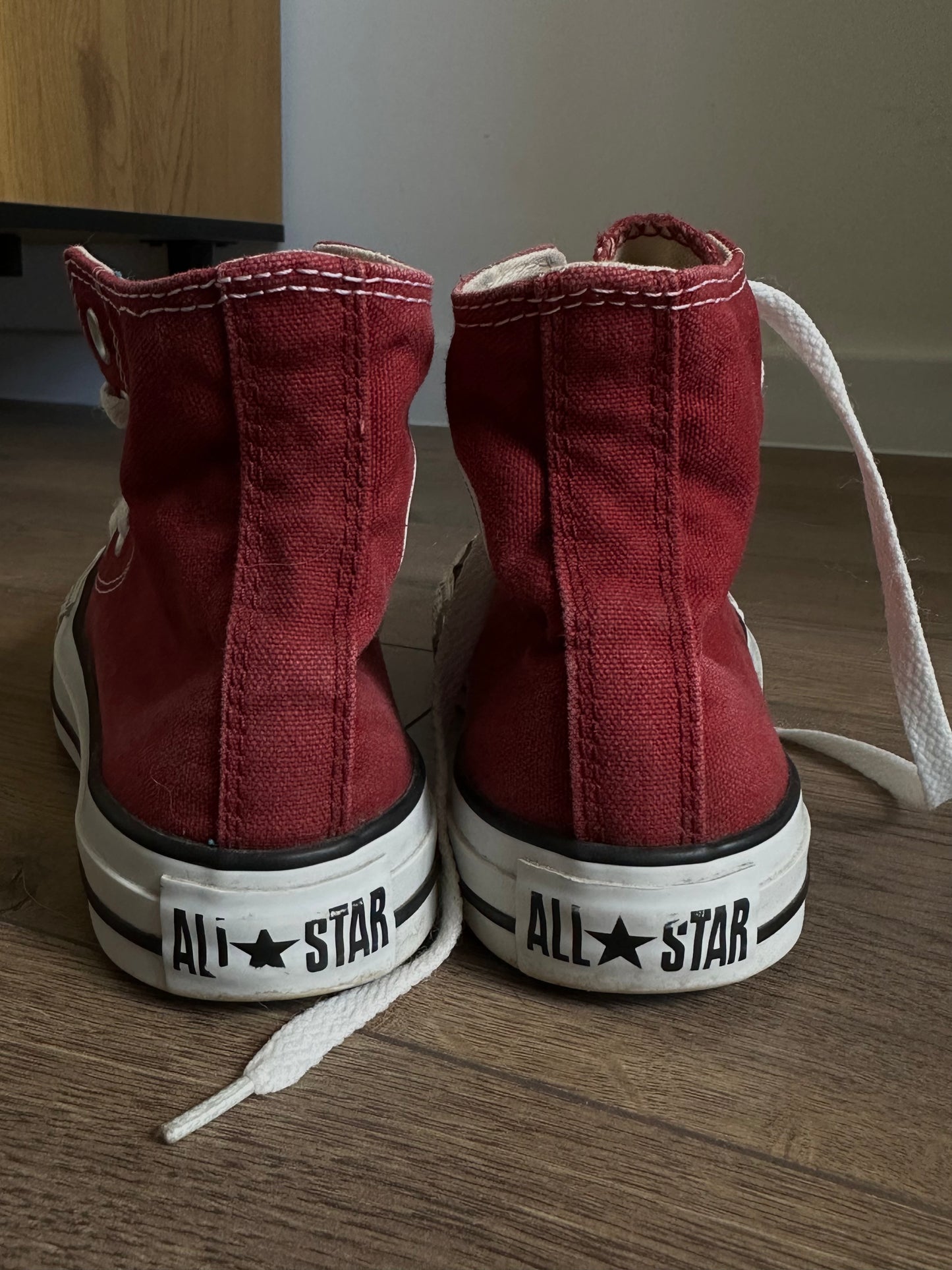 Бордові Converse All Star Hi (36)
