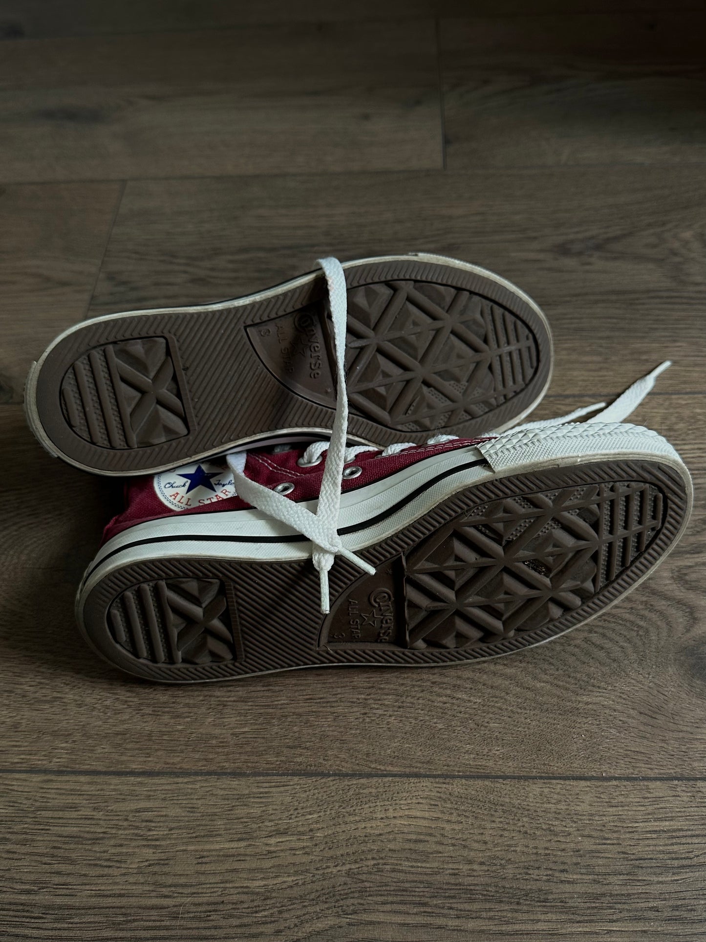 Бордові Converse All Star Hi (36)