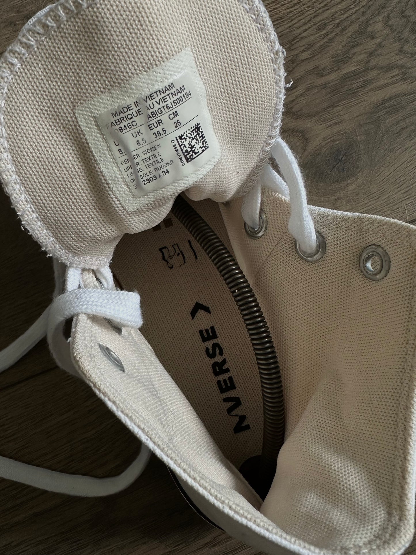 Білі Converse All Star Hi platform(39,5)