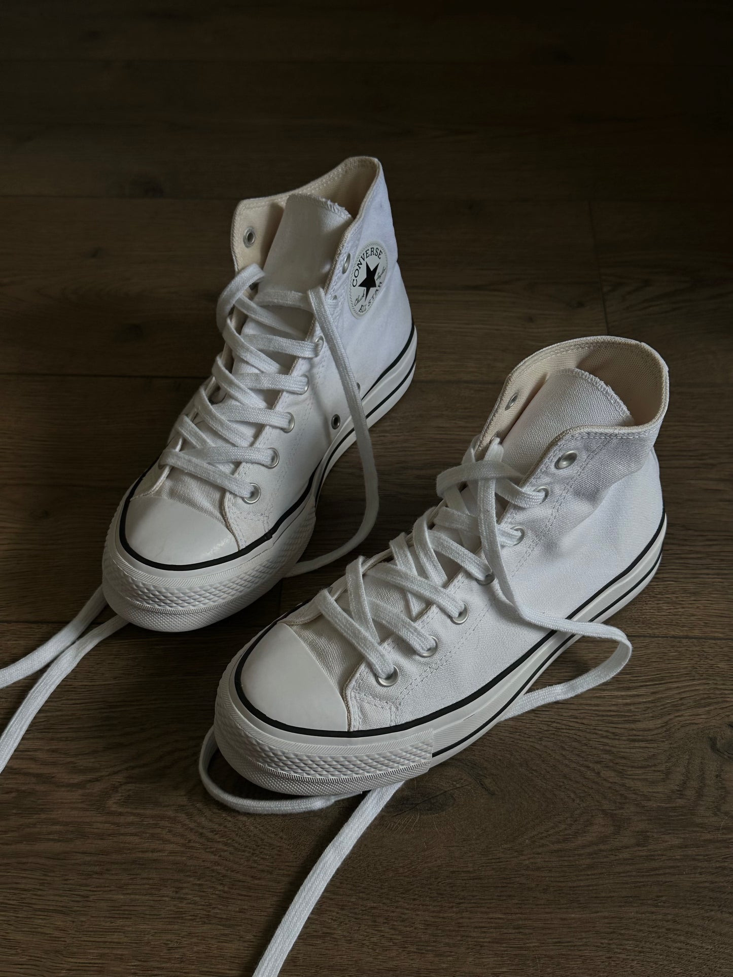 Білі Converse All Star Hi platform(39,5)