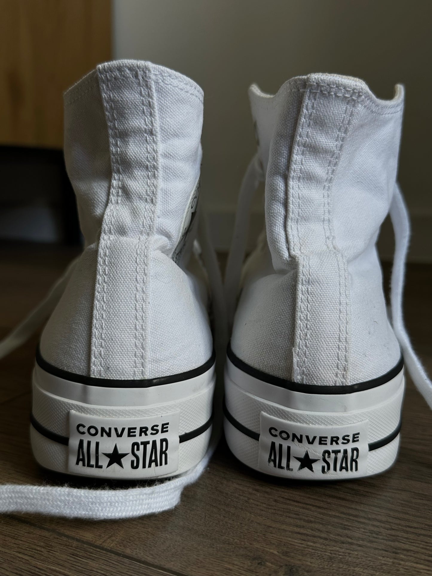 Білі Converse All Star Hi platform(39,5)