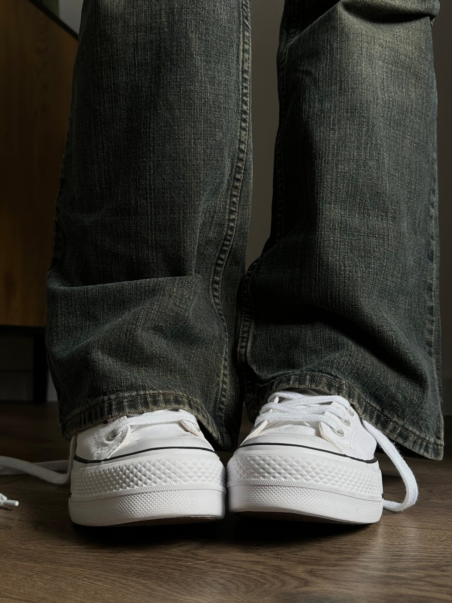 Білі Converse All Star Hi platform(39,5)