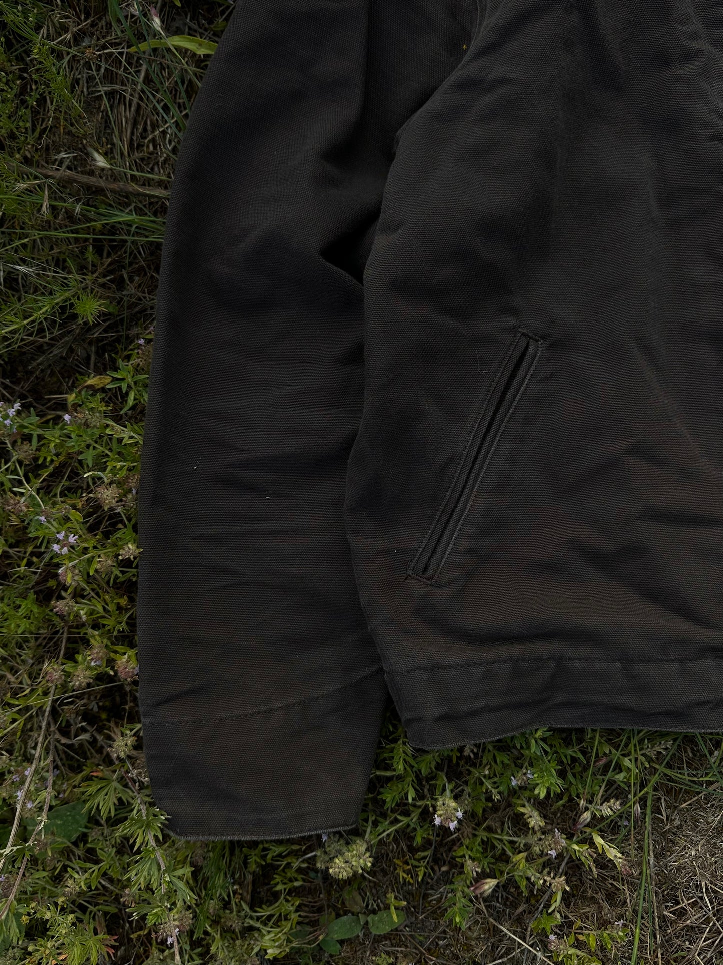 Carhartt WIP OG Detroit Jacket Aged Canvas Tobacco / Black (S/M)
