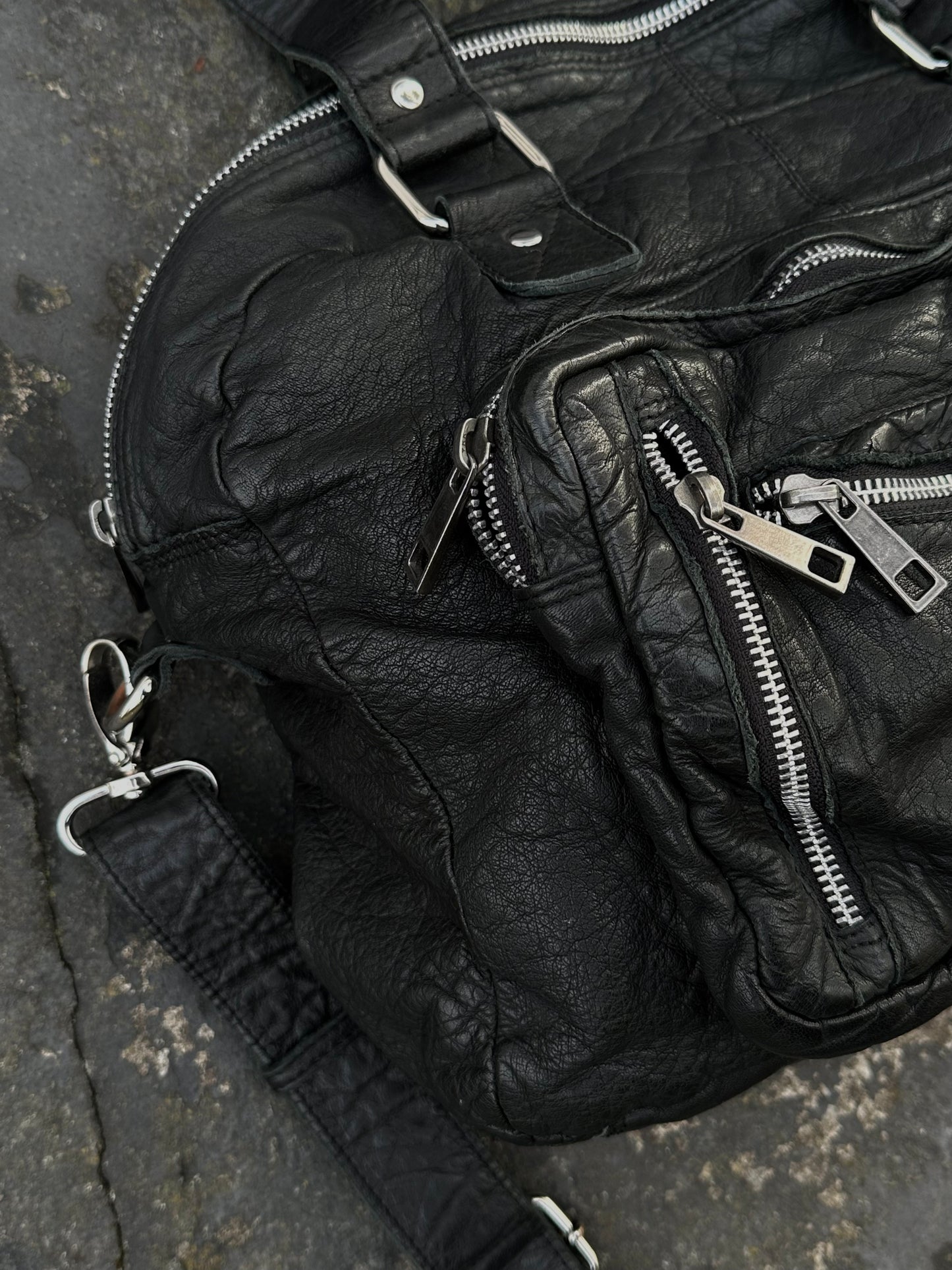 Шкіряна y2k сумка Nunoo Mille washed bag