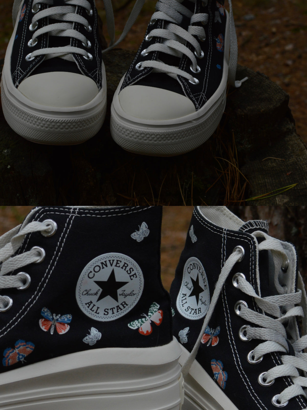 Converse All Star Move Platform Butterfly Wings(38)
