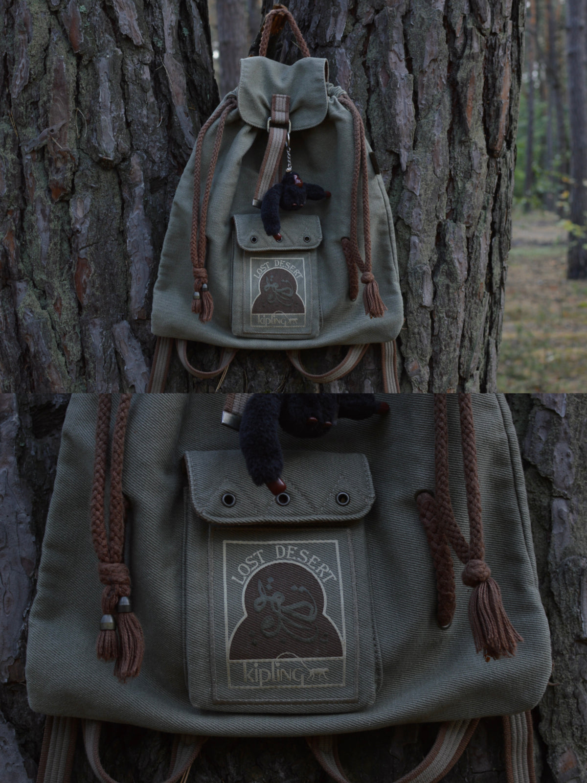 Рідкісний рюкзак Kipling Lost Desert𐙚₊˚⊹