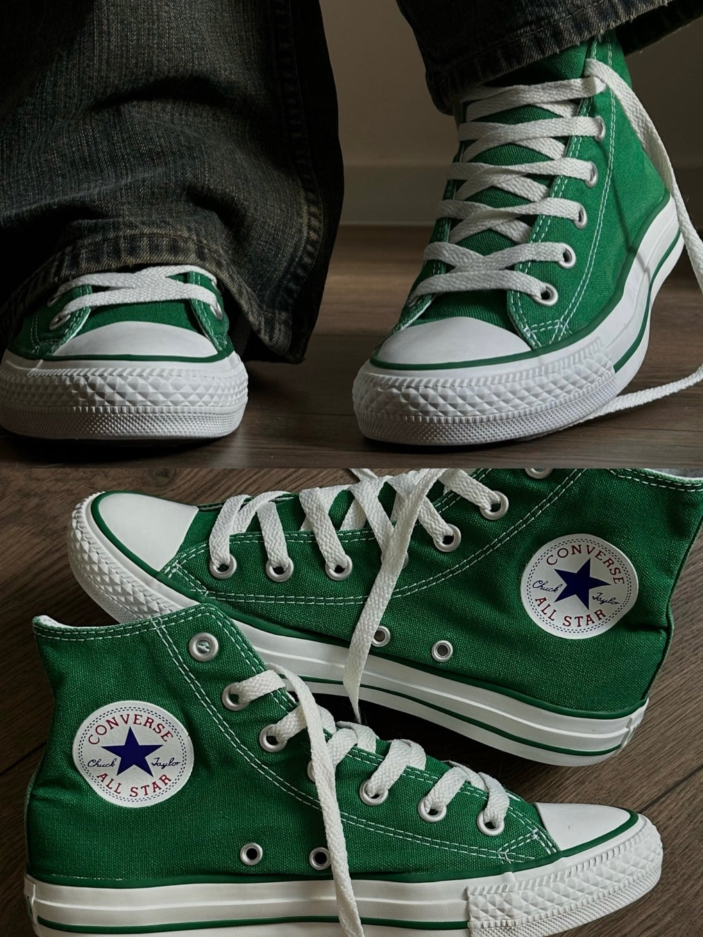 Converse All Star Hi forest green(38)