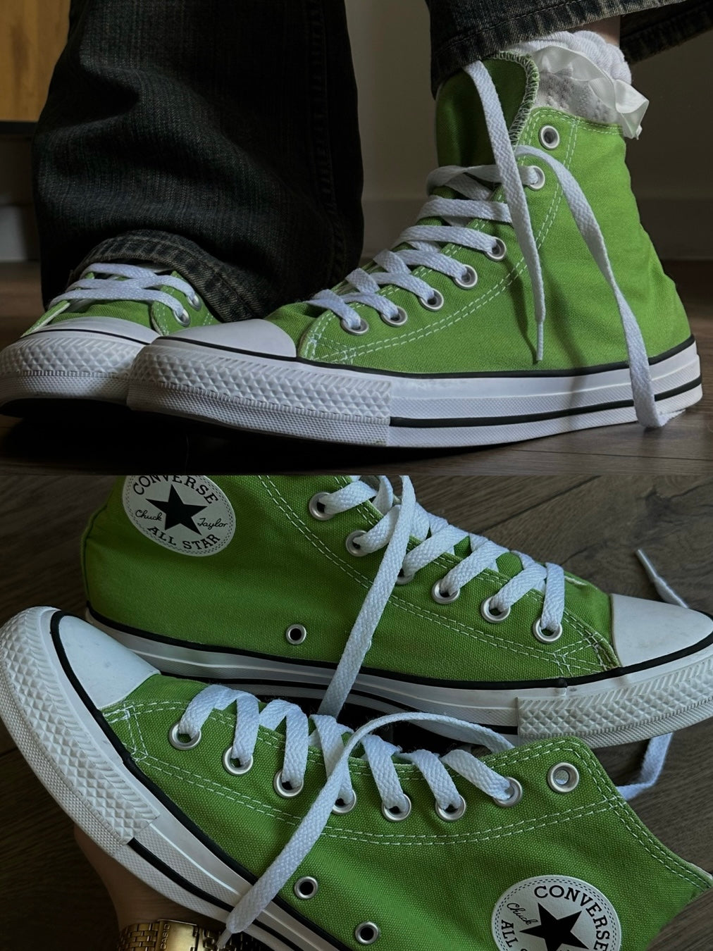 Converse All Star Hi lime green(41)
