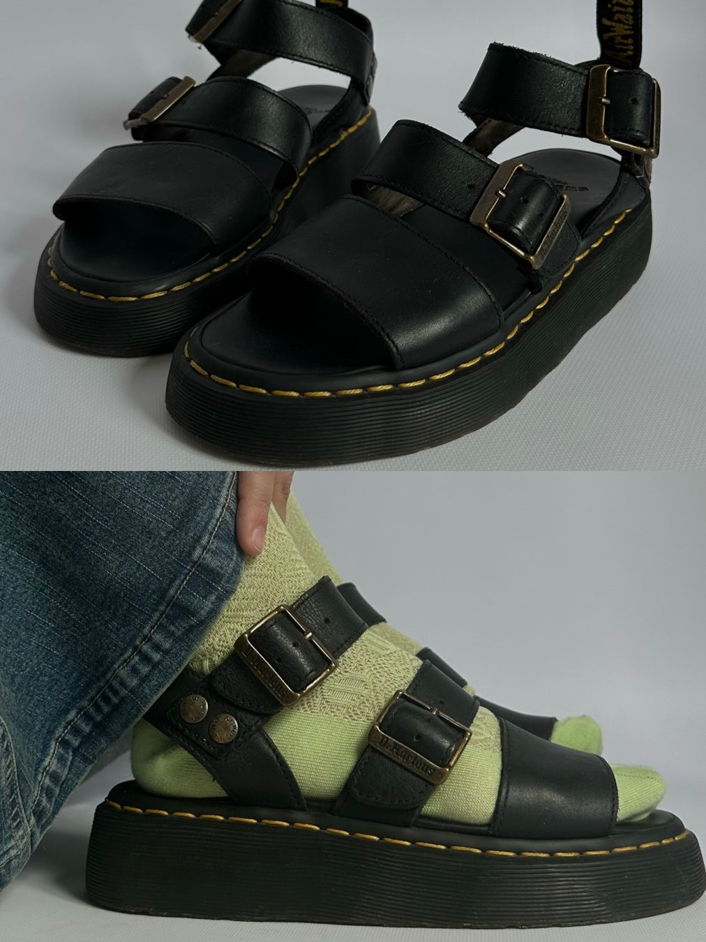 шкіряні сандалі Dr.Martens Gryphon Quad(38)
