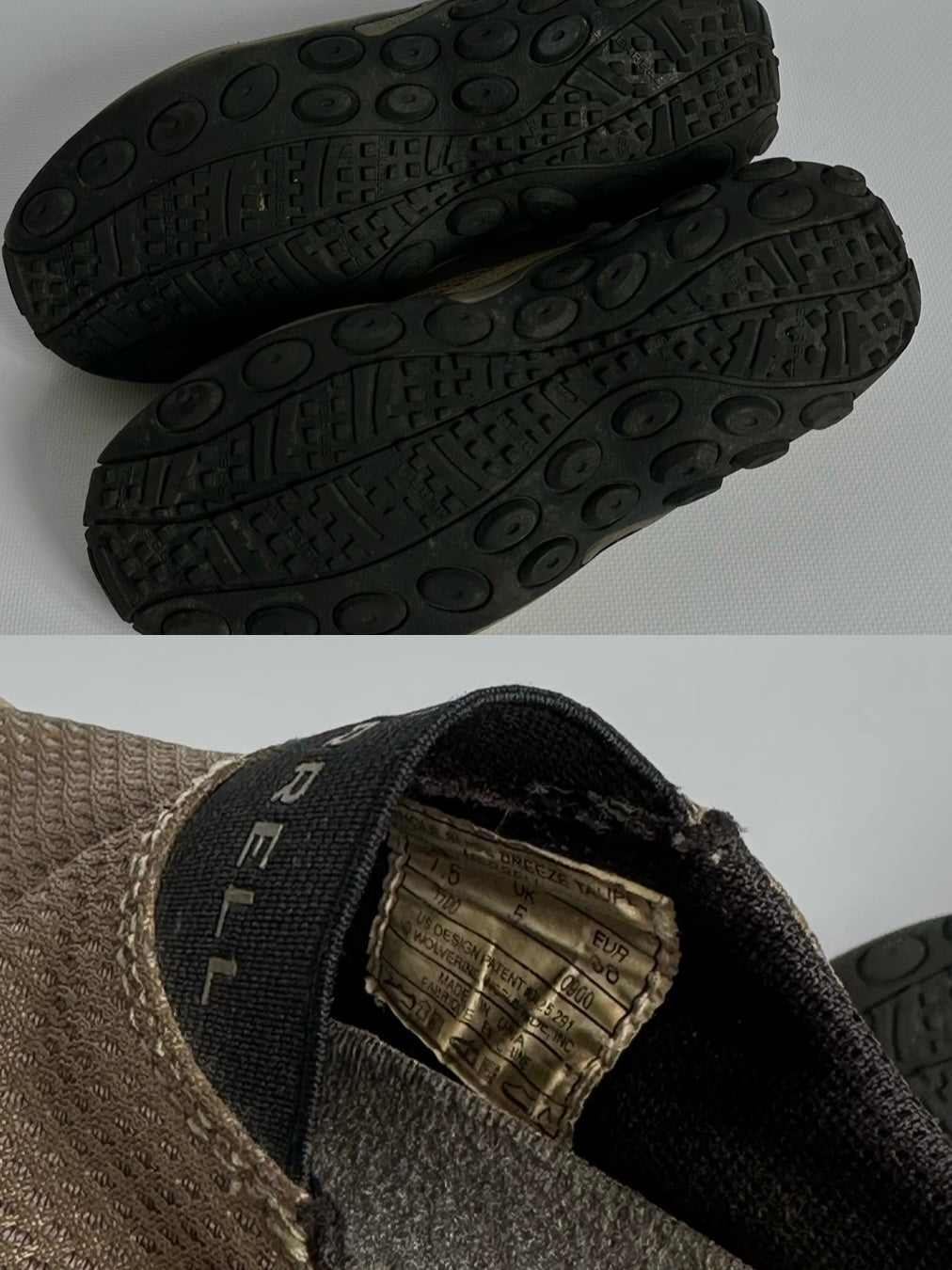 Вінтажні тапулькі Merrell Breeze Taupe(38)